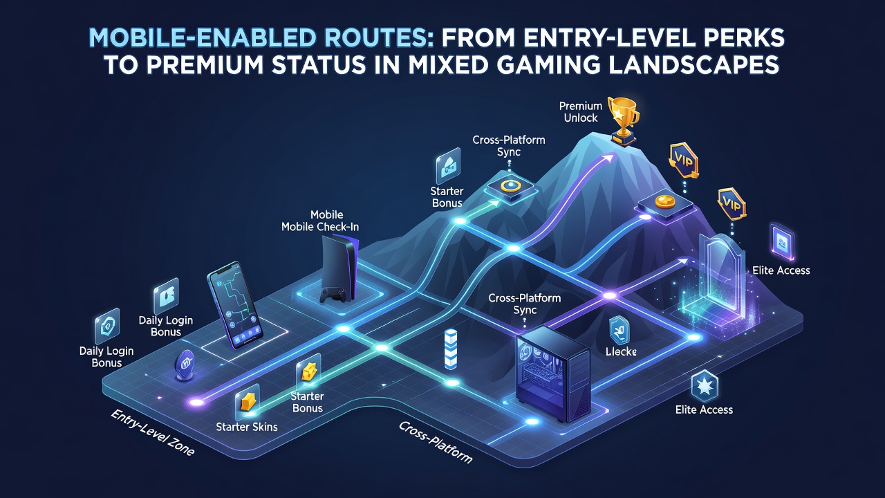 Progression dashboard on mobile displaying tier advancement from bronze to platinum status across multiple gaming categories