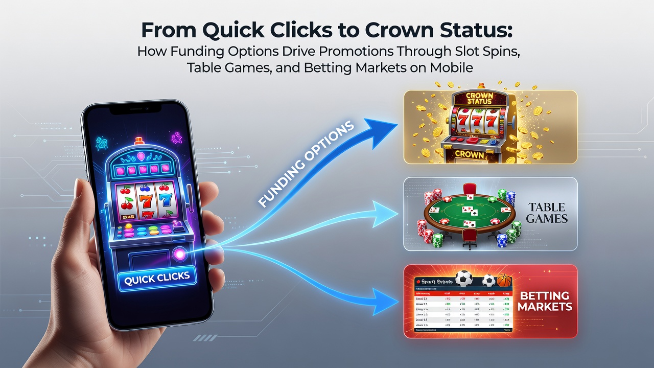 Mobile device showing quick deposit options integrated with slot game interface and promotional banners