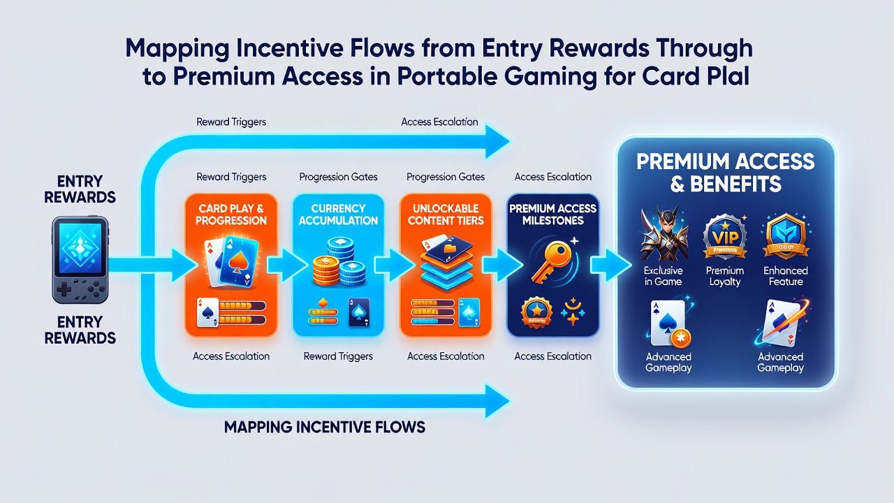 Mobile interface screenshot displaying layered rewards transitioning from basic spins and card rounds to VIP event betting access